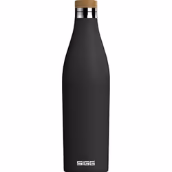 SIGG Meridian Black, 700 ml, Daily usage, Black, Bamboo, Stainless steel, Monochromatic, China