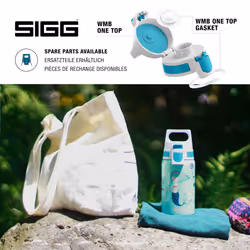 - Stainless Steel Kids Water Bottle - Shield One Atlantis - Suitable For Carbonated Beverages - Leakproof - Lightweight