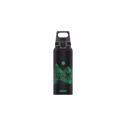 SIGG - Aluminum Water Bottle - WMB Pathfinder Black - Climate Neutral Certified - Leakproof - Lightweight - BPA Free - Black  ...