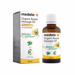 Medela 101044944, Massage oil, 50 ml, Nourishing, Bottle, Olive, Alcohol, Genetically modified organism (GMO), Palm oil