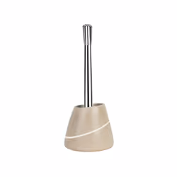 Spirella 7610583143495, Toilet brush & holder, Sand, Polyresin, 170 mm, 130 mm, 380 mm
