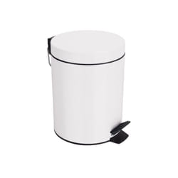 Spirella 7610583163868 trash can 3 L Round Steel White