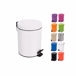 Spirella 7610583163950 trash can 5 L Round Steel White - Additional view 2
