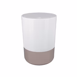 Spirella 7610583175588, 5 L, Round, Polypropylene (PP), Taupe, White, Manual, 19 cm