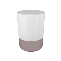 Spirella 7610583175588 trash can 5 L Round Polypropylene (PP) Taupe, White