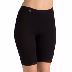 Basic+ Cotton Long Shorts, Black - 16