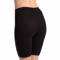 Basic+ Cotton Long Shorts, Black - 16