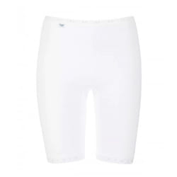 Basic+ Cotton Long Shorts, White - 26