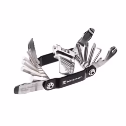 Birzman Feexman E-Version 20, Bicycle tool, Bicycle multitool, Black, Stainless steel, Chromium-vanadium steel, Aluminium, St ...