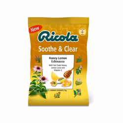 Ricola Soothe & Clear Honey Lemon & Echinacea - 75g