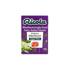 Open Food Sugar Free Elderflower Swiss Herbal Sweets - Ricola - 45 g