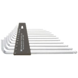 PB Swiss PB-212 ZLH-12 12 Piece Long Chrome Ball Point Hex/Allen Key S