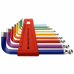 PB Swiss Tools PB 212H-10 RB Ballend hex set rainbow