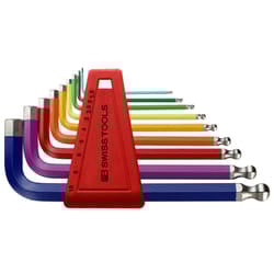 PB Swiss Tools PB 212H-10 RB Ballend hex set rainbow