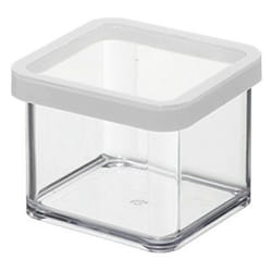 Rotho 11603 Rectangular Box 0.5 L Transparent, White