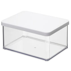 Rotho Loft 11610 Rectangular Dispenser 2.25 L Transparent, White