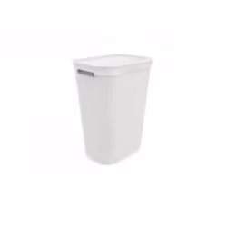 Rotho Brisen, 50 L, Rectangular, Plastic, White, Manual, 340 mm