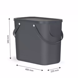 Rotho Albula 25 L Rectangular Anthracite