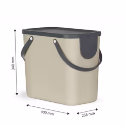 Rotho Albula 25 L Rectangular Cappuccino