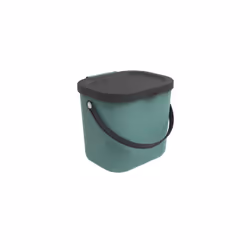 Rotho Albula, 6 L, Rectangular, Plastic, Green, Manual, Plastic