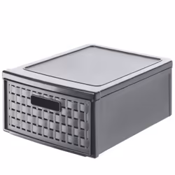 Rotho Country, Anthracite, 1 drawer(s), Monochromatic, Rectangular, 260 mm, 350 mm