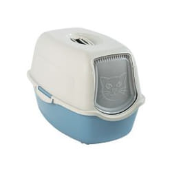 Rotho Bailey Cat Hooded litter box Blue, White