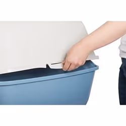 Rotho Bailey Cat Hooded litter box Blue, White