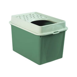 Rotho Berty Cat Top entry litter box Green
