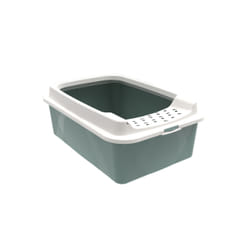 Rotho Bonnie Cat Open litter box Green, Grey