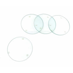 Glass Coasters Round 100 MM Pack of 4