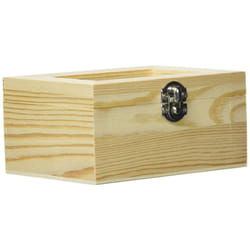 Wooden Box, Natural, Other, natural, 12 x 8 x 6 cm