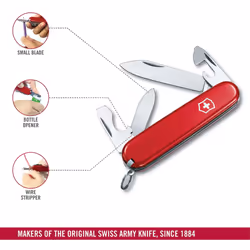 Men's Army Recruit Pocket Knife, Red, S UK - Additional view 3