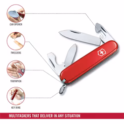 Men's Army Recruit Pocket Knife, Red, S UK - Additional view 4