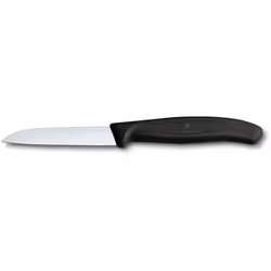 Victorinox Paring Knife 8cm - Straight blade - Swiss Classic kitchen knife - black