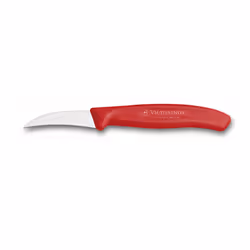 Victorinox Shaping Knife 8cm - Curved blade - Swiss Classic kitchen knife - red