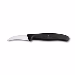 Victorinox Shaping Knife 8cm - Curved blade - Swiss Classic kitchen knife - black