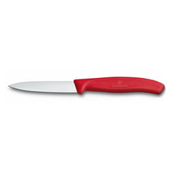 Victorinox Paring Knife Fresh Colours collection - 8cm pointed - straight blade - red
