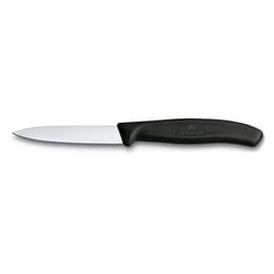 Victorinox Paring Knife Fresh Colours collection - 8cm pointed - straight blade - black