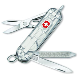 Victorinox Signature Lite Keyring Size Swiss Army Penknife (Silvertech)