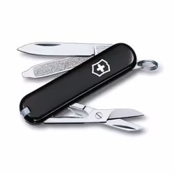 Victorinox CLASSIC SD swiss army knife - original keyring size pocket knife - black
