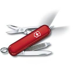 Victorinox Signature Lite Red - Swiss army knife with white LED + ballpoint pen