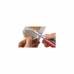 Signature Lite Swiss Army Pocket Knife, Small, Multi Tool, 7 Functions, LED, Pen, Red Transparent