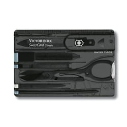 Victorinox Swiss Card Translucent Onyx Blister Pack VICJSWCDONB