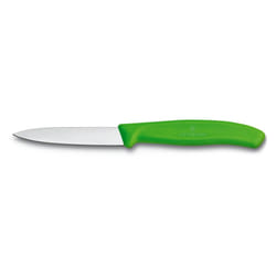 Victorinox Paring Knife Fresh Colours collection - 8cm pointed - straight blade - green