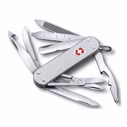 Victorinox Mini Champ Swiss Army Knife - Silver Alox handles - Special Edition