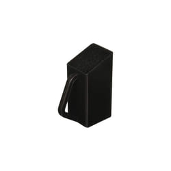 Swiss Classic Small Empty Cutlery Block, Black, 15.9 x 5 x 5 cm