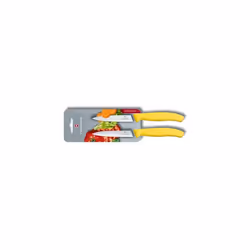 Victorinox Swiss Classic Professional Paring knife set Extra Sharp Stainless Steel Yellow Dishwasher Safe 2 Count Pack of 1