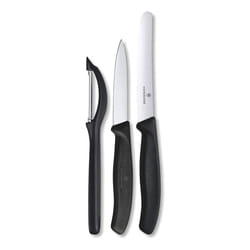 Victorinox paring knife and Peeler set - kitchen vegetable peeler - black