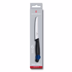 Victorinox Tomato + Table knife set 11cm serrated blade - Blue - 6 knife set