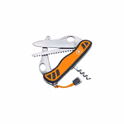 Hunter XT Grip Swiss Army Pocket Knife, Large, Multi Tool, 6 Functions, Locking Gutting Blade, Orange/Black